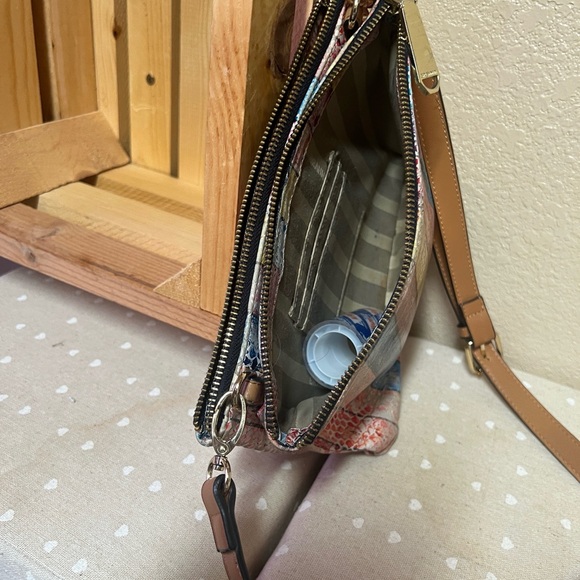 Brahmin Leather Colorful Shoulder Bag! - Picture 5 of 7